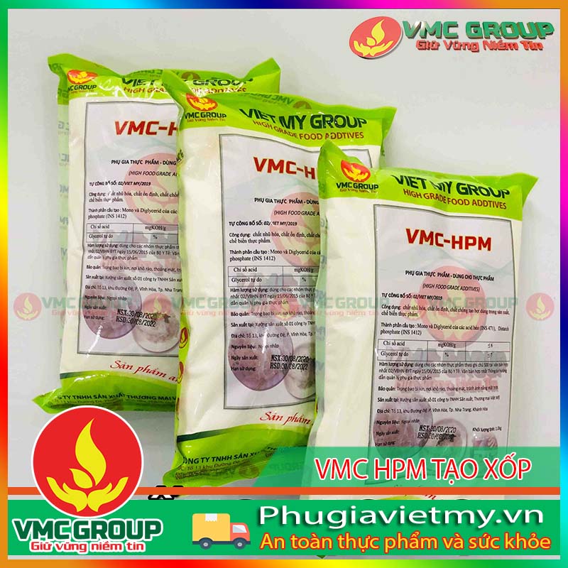 VMC HPM chất tạo xốp cho thực phẩm