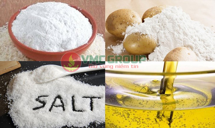 Cần chuẩn bị nguyên liệu đầy đủ để làm bún tại nhà