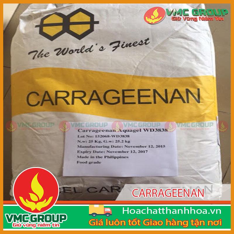Phụ gia thực phẩm carrageenan có dạng bột