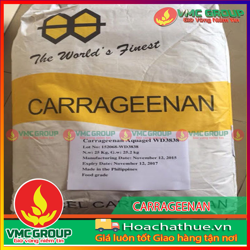 Carrageenan giúp tăng độ dai mềm cho thạch rau câu