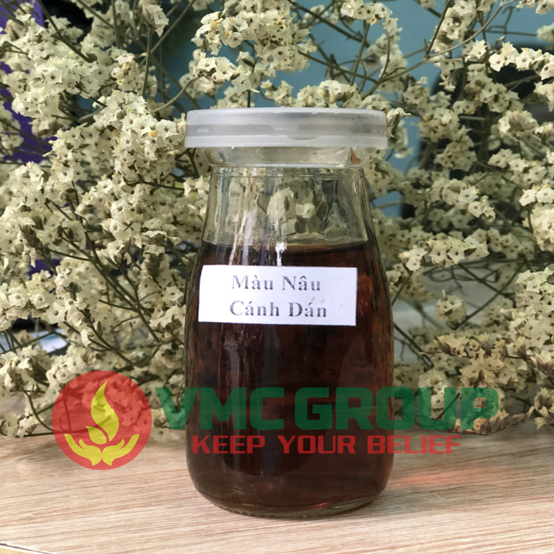 Màu cánh gián có dạng lỏng hoặc dạng bột