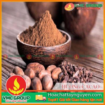Hương cacao có dạng bột hoặc dạng lỏng màu nâu