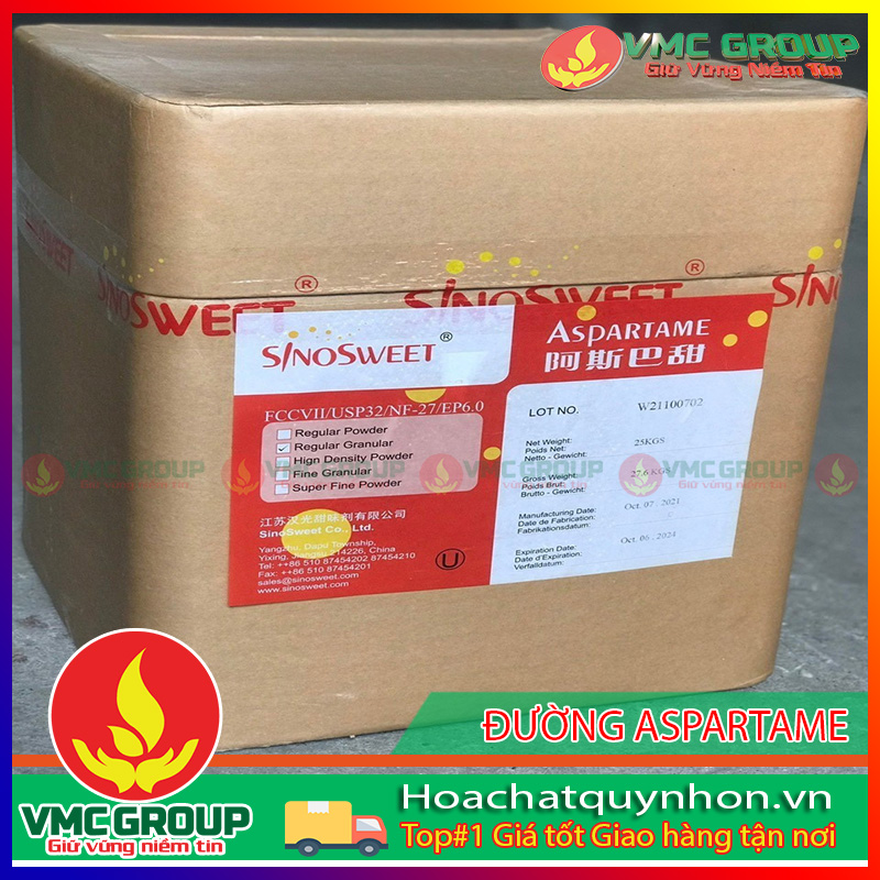 Giá đường Aspartame hiện nay bao nhiêu