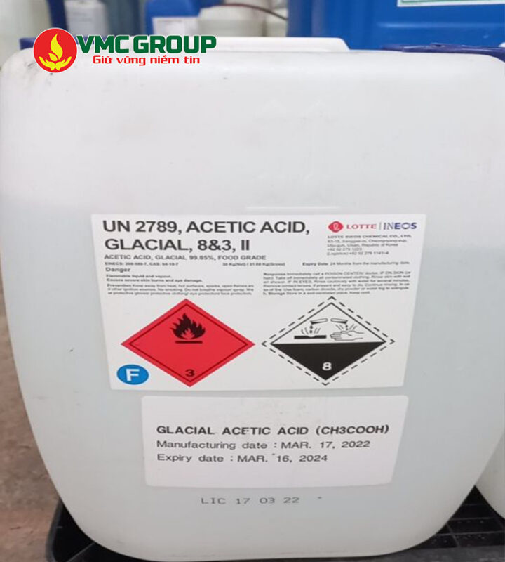 Mua Acid Acetic thực phẩm tại Việt Mỹ chất lượng cao