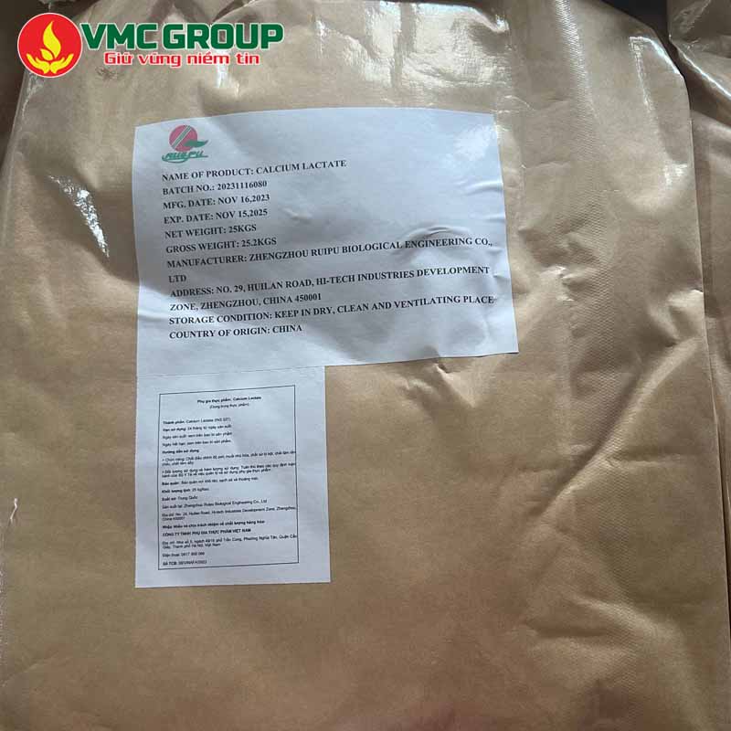 Báo giá Calcium Lactate mới nhất