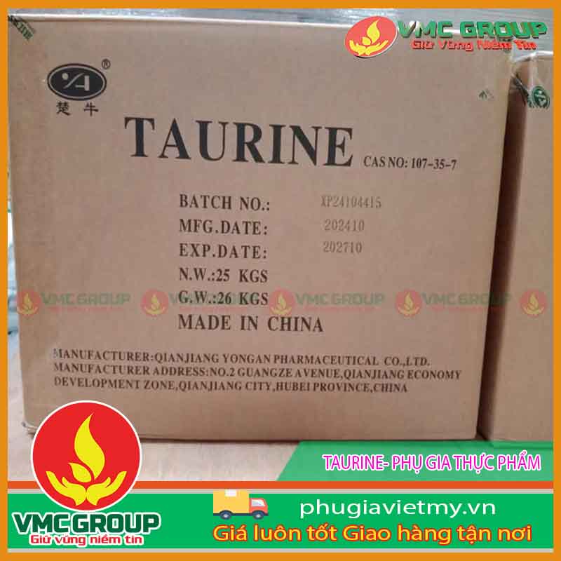 Phụ gia thực phẩm Taurine Phụ gia thực phẩm Taurine