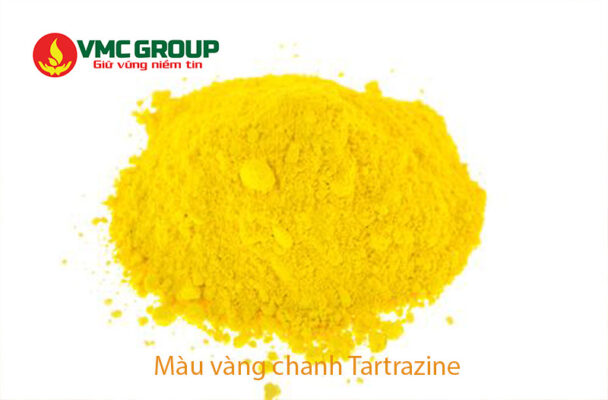 Màu vàng chanh Tartrazine được dùng nhiều trong sản xuất thực phẩm