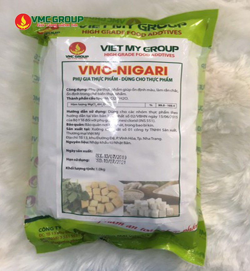 Mua phụ gia đậu hũ Nigari tại Việt Mỹ chất lượng cao