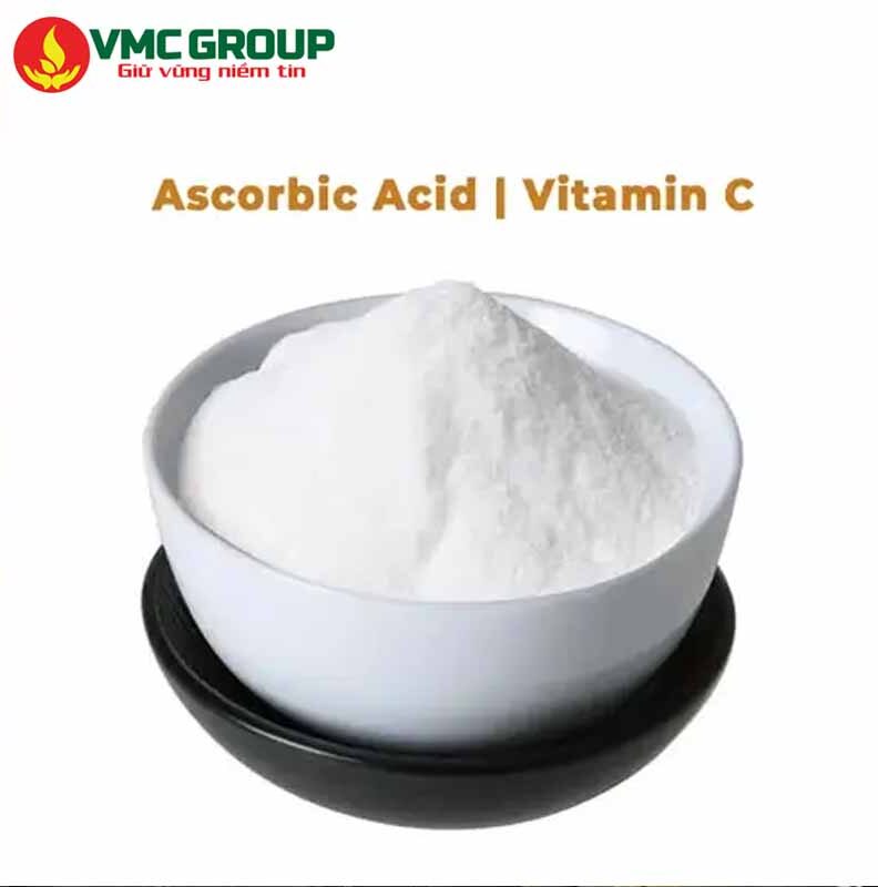 Vitamin C thực phẩm có dạng tinh thể màu trắng