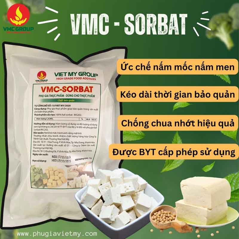 VMC Sorbat- Chất bảo quản thực phẩm