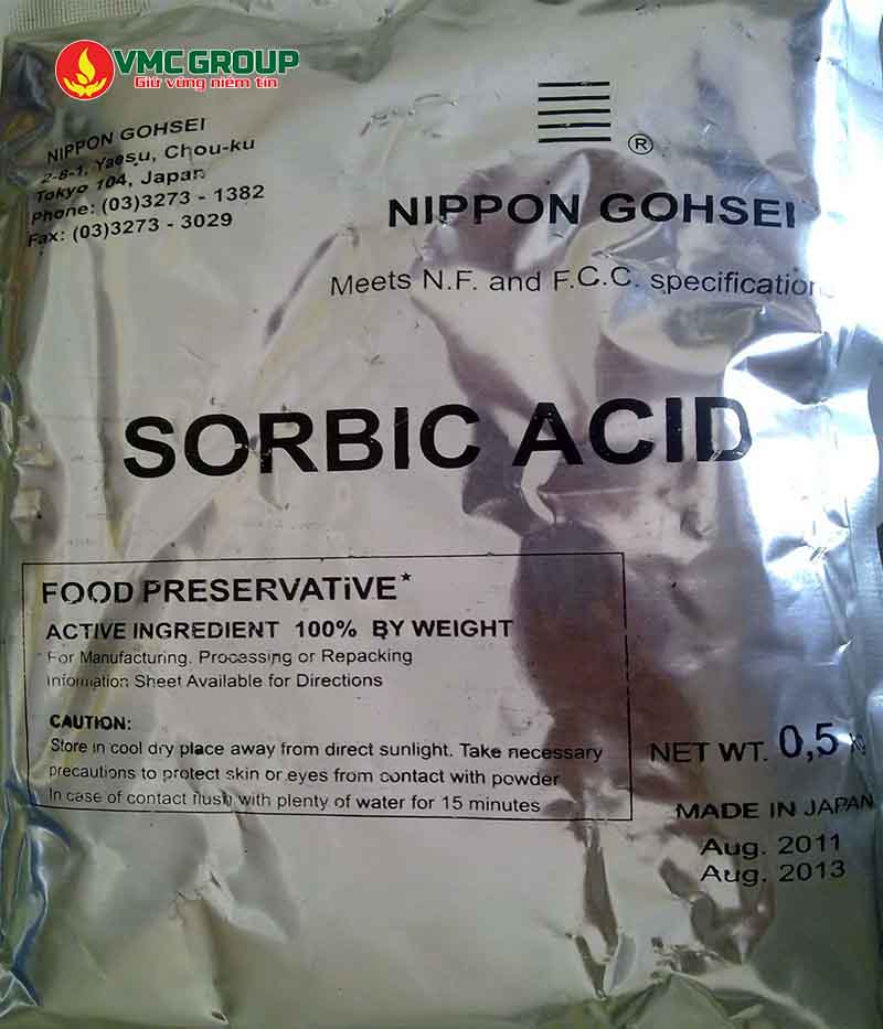 Acid Sorbic là chất chống mốc trong bánh được ưa chuộng