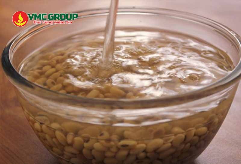 Ngâm đậu nành cho hạt mềm