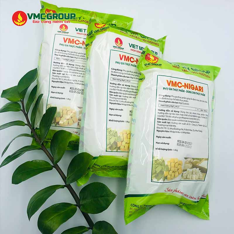 Nigari là phụ gia làm đậu hũ chất lượng