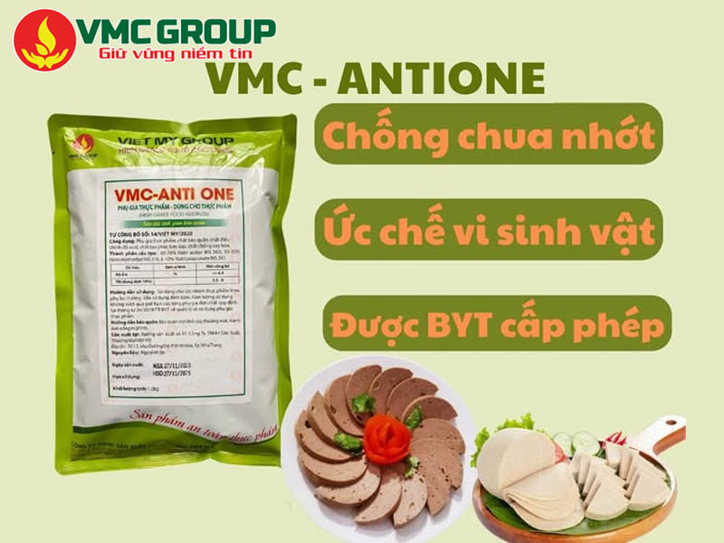 VMC ANTI ONE - Phụ gia bảo quản giò chả hiệu quả