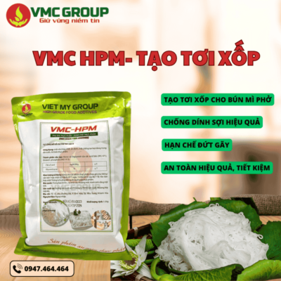 VMC HPM - Phụ gia chống dính sợi cho bún mì phở