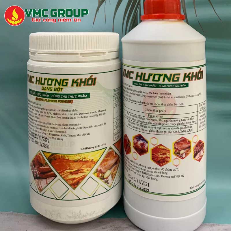 VMC hương khói thực phẩm dạng bột và dạng nước