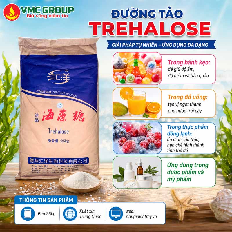 Tổng quan về đường tảo trehalose và ứng dụng