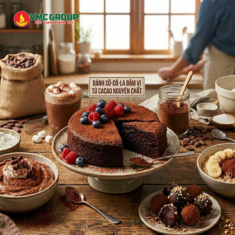 Ứng dụng bột cacao trong thực phẩm