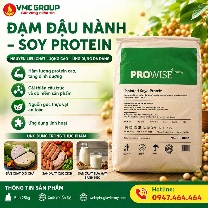 Ưu điểm của đạm đậu nành