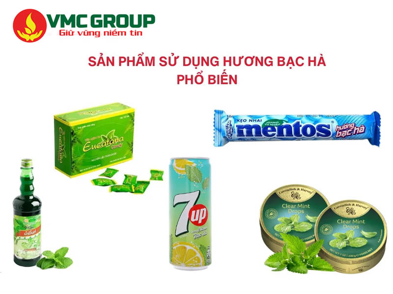 Một số ứng dụng của hương bạc hà